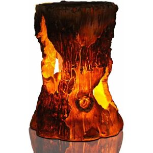 Lune - led Solar Torch Torch Flame Simulation Tree Stump Waterproof Desk Lamp