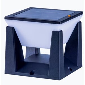 TLILY Modern Outdoor Solar Post Light LED Pillar Lights Waterproof Fence Deck Cap Lamp Landscape Column Lighting