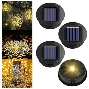 MUMU Pack Outdoor Solar Lights, Replacement Solar Lanterns, 8cm Replacement Solar Cover, Solar Lights Outdoor Lighting, Suitable for Garden/Table
