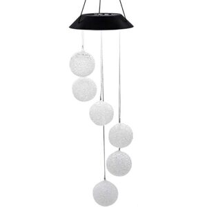 Tlily - Solar Ball Light led Colour Changing Garden Yard Hanging Decoration Outdoor Powered Wind Chime Waterproof Lamps