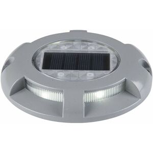 Dhklfa - Solar Deck Lit 4 Waterproof Aluminum Leds, Warm White B9JN1ZPgc