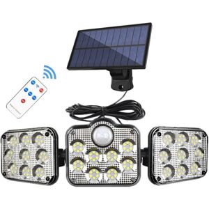 TONCHEAN Solar Lights Outdoor, 138 LEDs with Motion Sensor with 3 Modes - IP65 Waterproof Solar Lights