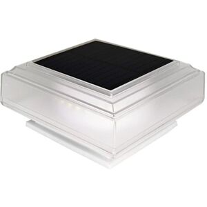 Tlily - Solar Post Cap Lights Outdoor Deck Fence Powered Waterproof