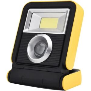 Gotrays - Solar Powered led Work Light usb Rechargeable Outdoor Portable cob led Lantern,Yellow