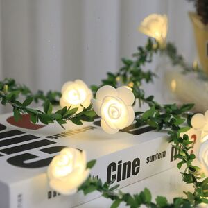 Solar-powered rose vine led light strips-3M