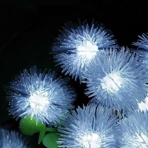 HOOPZI Solar String Lights 16ft 20 led Garden Solar Lights Waterproof Fairy Lights, Dandelion Ball Decorative Solar Light for Home, Garden, Party, Patio