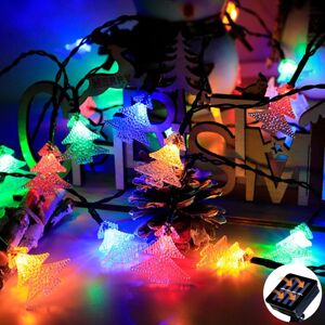 CYSLMUK Solar String Lights Outdoor, 6.5m 30 led Waterproof 8 Lighting Modes Solar Powered Fairy Lights for Garden Tree Colorful Christmas
