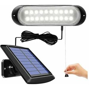 MUMU Tigrezy Solar Motion Sensor Light, 20 led Detachable Solar Light with 5m Cable, Outdoor Indoor Solar Lamp Waterproof, Pull Switch Lighting for Shed,