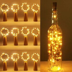 COAVAS 12pcs) Bottle Light Battery, 2m 20 led Glass Cork Light Copper Wire Bottle String Lights for Party, Garden, Christmas, Halloween, Wedding, COAVAS 12pcs) Bottle Light Battery, 2m 20 led Glass Cork Light Copper Wire Bottle String Lights for Party, Garden, Christmas, Halloween, Wedding,