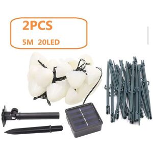 REDROAD 2 Pack, 5M 20 LED Solar Garden Lights Mushroom Shape Waterproof Garden Decorative Lights for Road Landscape Patio Yard Lawn Garden Wedding Party Warm REDROAD 2 Pack, 5M 20 LED Solar Garden Lights Mushroom Shape Waterproof Garden Decorative Lights for Road Landscape Patio Yard Lawn Garden Wedding Party Warm