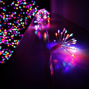 SAMUEL ALEXANDER 200 LED 10 Starburst Premier Christmas Multi Function Battery Timer Lights in Rainbow SAMUEL ALEXANDER 200 LED 10 Starburst Premier Christmas Multi Function Battery Timer Lights in Rainbow