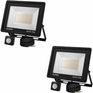 DEWDAT 200W 2 led Motion Detector Outdoor Floodlights, 16000LM Super Bright Outdoor Spotlight, IP66 Waterproof Outdoor Lighting Warm White 6500K for DEWDAT 200W 2 led Motion Detector Outdoor Floodlights, 16000LM Super Bright Outdoor Spotlight, IP66 Waterproof Outdoor Lighting Warm White 6500K for