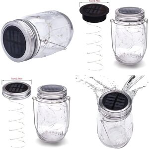 TONCHEAN 3 Pieces Solar Lanterns Outdoor - 30LED Solar Lights Outdoor Garden, IP65 Waterproof Outdoor Lantern, Mason Jar Solar Hanging Lights for Garden Tree TONCHEAN 3 Pieces Solar Lanterns Outdoor - 30LED Solar Lights Outdoor Garden, IP65 Waterproof Outdoor Lantern, Mason Jar Solar Hanging Lights for Garden Tree