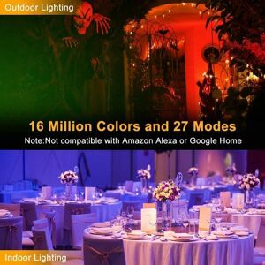 DEWDAT 30W rgb led Outdoor Flood Light, Smart White and Color led Floodlight, IP66 Waterproof Color Changing Outdoor led Spotlight, Bluetooth App Control DEWDAT 30W rgb led Outdoor Flood Light, Smart White and Color led Floodlight, IP66 Waterproof Color Changing Outdoor led Spotlight, Bluetooth App Control