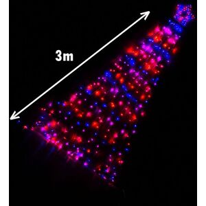 Samuel Alexander - 3m Indoor Outdoor Shooting Star Multifunction led Christmas Decoration with Timer in Rainbow Samuel Alexander - 3m Indoor Outdoor Shooting Star Multifunction led Christmas Decoration with Timer in Rainbow