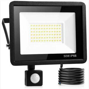 YMYNY 50W LED Outdoor Floodlight with Motion Sensor, IP66 Waterproof Outdoor Flood Light with Motion Sensor, Cool White Light, Widely Used in Garages, YMYNY 50W LED Outdoor Floodlight with Motion Sensor, IP66 Waterproof Outdoor Flood Light with Motion Sensor, Cool White Light, Widely Used in Garages,