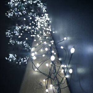 SAMUEL ALEXANDER 5.4m White LEDs Green Garland Wire Light Christmas Decoration with Timer SAMUEL ALEXANDER 5.4m White LEDs Green Garland Wire Light Christmas Decoration with Timer
