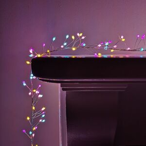 SAMUEL ALEXANDER 800 LED 5.5m Premier Christmas Indoor Outdoor Wire Cluster Lights with Timer in Rainbow SAMUEL ALEXANDER 800 LED 5.5m Premier Christmas Indoor Outdoor Wire Cluster Lights with Timer in Rainbow