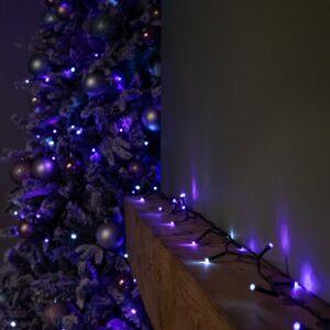 SAMUEL ALEXANDER 57.5m 720 LED SupaBrights Christmas String Lights with Timer in Blue, Purple & White SAMUEL ALEXANDER 57.5m 720 LED SupaBrights Christmas String Lights with Timer in Blue, Purple & White
