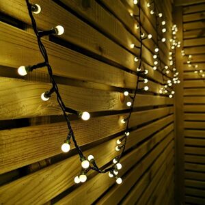 Samuel Alexander - 7.5m 300 led Frosted Berry Warm White String Lights Garden Christmas Lights with Timer Samuel Alexander - 7.5m 300 led Frosted Berry Warm White String Lights Garden Christmas Lights with Timer