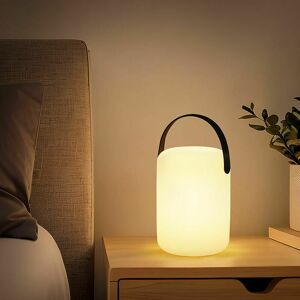 DEWDAT 8 Color Dimmable Wireless Rechargeable led Outdoor Table Lamp with Remote Control, 4 Levels Dimmable for Bedroom, Garden, Patio - Cylinder DEWDAT 8 Color Dimmable Wireless Rechargeable led Outdoor Table Lamp with Remote Control, 4 Levels Dimmable for Bedroom, Garden, Patio - Cylinder