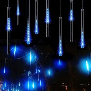 COAVAS Aukora led Raindrop Lights, 30cm 8 Tubes 144 led Snowfall Lights for Christmas, Halloween, Party, Holiday, Garden, Tree, Xmas, Thanksgiving, Outdoor COAVAS Aukora led Raindrop Lights, 30cm 8 Tubes 144 led Snowfall Lights for Christmas, Halloween, Party, Holiday, Garden, Tree, Xmas, Thanksgiving, Outdoor