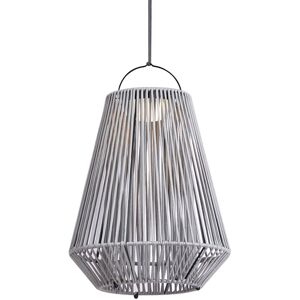 Qazqa - Bohemian Table Lamp Grey Incl. led 3-Step Dimmable IP54 Solar Rechargeable - Duca Qazqa - Bohemian Table Lamp Grey Incl. led 3-Step Dimmable IP54 Solar Rechargeable - Duca