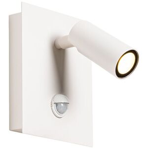 Simon Modern Outdoor Wall Light - White, 3.6W LED, Motion Sensor Simon Modern Outdoor Wall Light - White, 3.6W LED, Motion Sensor