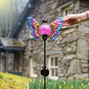 FESTIVE LIGHTS Butterfly led Stake Light 91cm Solar Power Outdoor Garden Lawn Pathway Patio Decoration FESTIVE LIGHTS Butterfly led Stake Light 91cm Solar Power Outdoor Garden Lawn Pathway Patio Decoration
