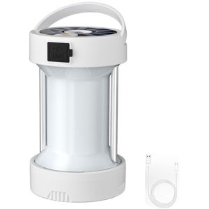 Tlily - Camping Lantern Rechargeable Solar Camping Lights with 4 Modes,Led Camping Lamp Solar Powered,White Tlily - Camping Lantern Rechargeable Solar Camping Lights with 4 Modes,Led Camping Lamp Solar Powered,White