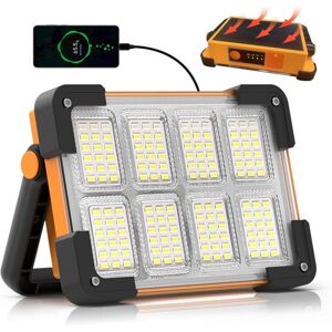 CCYKXA 30W Rechargeable LED Floodlight, Portable Solar & Rechargeable Battery LED Work Light, 4 Modes, 5400mAh Work Lamp for Camping, Construction CCYKXA 30W Rechargeable LED Floodlight, Portable Solar & Rechargeable Battery LED Work Light, 4 Modes, 5400mAh Work Lamp for Camping, Construction