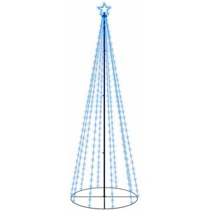 Christmas Cone Tree Blue 310 LEDs 100x300 cm vidaXL Christmas Cone Tree Blue 310 LEDs 100x300 cm vidaXL