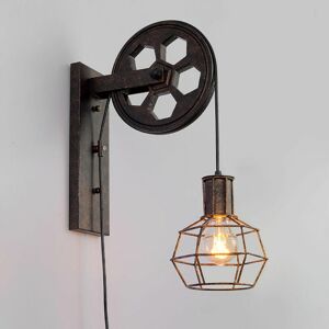 Axhup Vintage Pulley Wall Lamp - Wall lamp Axhup Vintage Pulley Wall Lamp - Wall lamp