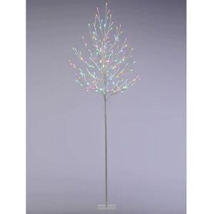 Festive - Indoor or Outdoor Christmas Aurora Multi Coloured Led Twig Tree - 150cm Festive - Indoor or Outdoor Christmas Aurora Multi Coloured Led Twig Tree - 150cm