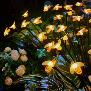 REDROAD Firefly Solar Lights Outdoor for Garden Patio, Waterproof, Class A Energy (4 Pack/with 24 LEDs) REDROAD Firefly Solar Lights Outdoor for Garden Patio, Waterproof, Class A Energy (4 Pack/with 24 LEDs)