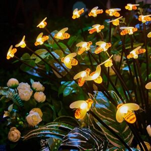 REDROAD Firefly Solar Light Outdoor for Garden Patio Waterproof Class A Energy (2 Pack/with 12 LED) REDROAD Firefly Solar Light Outdoor for Garden Patio Waterproof Class A Energy (2 Pack/with 12 LED)