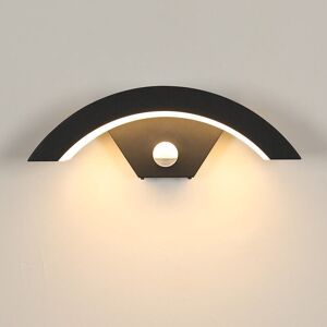 GOECO Black 16W Outdoor U-Shaped Wall Light with Motion Sensor, 3000K Warm White, IP65 Waterproof, for Garden, Garage, Porch GOECO Black 16W Outdoor U-Shaped Wall Light with Motion Sensor, 3000K Warm White, IP65 Waterproof, for Garden, Garage, Porch