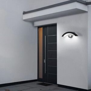 GOECO Black Outdoor U-Shaped Wall Light with Motion Sensor, 16W, 6500K Daylight White, IP65 Waterproof for Garden & Garage GOECO Black Outdoor U-Shaped Wall Light with Motion Sensor, 16W, 6500K Daylight White, IP65 Waterproof for Garden & Garage