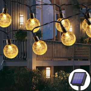 MEMKEY Solar String Lights Outdoor, 50 led 7m 8 Solar Modes Waterproof Outdoor/Indoor Lighting for Garden Trees Patio Christmas Wedding Party (Warm White) MEMKEY Solar String Lights Outdoor, 50 led 7m 8 Solar Modes Waterproof Outdoor/Indoor Lighting for Garden Trees Patio Christmas Wedding Party (Warm White)