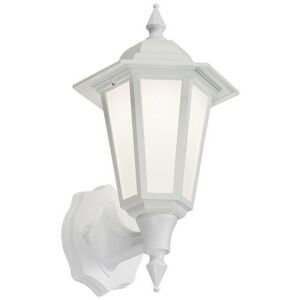 Led Wall Lantern - White, 230V IP54 8W - Knightsbridge Led Wall Lantern - White, 230V IP54 8W - Knightsbridge