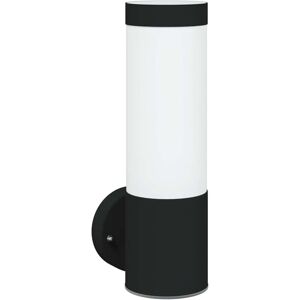 Outdoor Wall Light Black 12 x 7.5 x 27 cm Stainless steel Vidaxl Outdoor Wall Light Black 12 x 7.5 x 27 cm Stainless steel Vidaxl