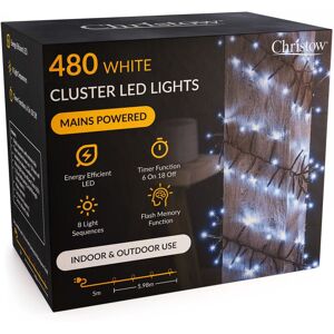 CHRISTOW Led Cluster Christmas Lights with Timer CHRISTOW Led Cluster Christmas Lights with Timer