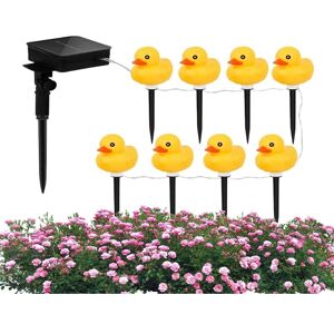 COOCHEER LED Solar Garden Lights, Yellow Duck Rope Lights - Waterproof Solar Fairy Lamp, Decorative Duck Shape Lights for Street, Yard, Patio, Garden, Backyard COOCHEER LED Solar Garden Lights, Yellow Duck Rope Lights - Waterproof Solar Fairy Lamp, Decorative Duck Shape Lights for Street, Yard, Patio, Garden, Backyard
