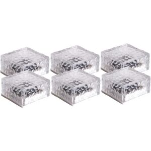 REDROAD LED Solar Lights for Glass Paver, Pathway Lights, Solar Lights for Garden, Balcony and Patio, Outdoor Decoration (6 Pack/Warm White) REDROAD LED Solar Lights for Glass Paver, Pathway Lights, Solar Lights for Garden, Balcony and Patio, Outdoor Decoration (6 Pack/Warm White)