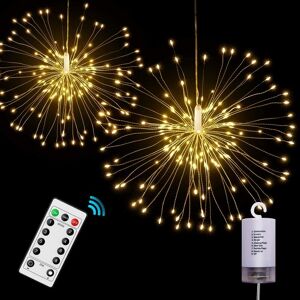 COAVAS Led String Lights, 8 Dimmable Modes with Remote Control, Battery Operated Hanging Star Lights with 80 LEDs, IP65 Waterproof, Decorative Copper Wire COAVAS Led String Lights, 8 Dimmable Modes with Remote Control, Battery Operated Hanging Star Lights with 80 LEDs, IP65 Waterproof, Decorative Copper Wire