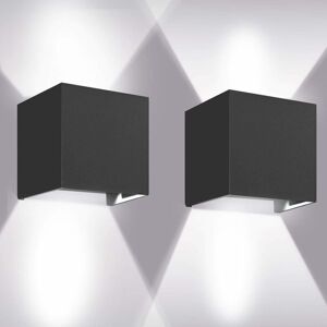 TONCHEAN Led Wall Light 12W Wall Lights, 2pcs 6000K led Wall Light Outdoor/Indoor, Adjustable Outdoor Wall Lamp, Anti-Water IP65 Indoor Wall Lamp for Bedroom TONCHEAN Led Wall Light 12W Wall Lights, 2pcs 6000K led Wall Light Outdoor/Indoor, Adjustable Outdoor Wall Lamp, Anti-Water IP65 Indoor Wall Lamp for Bedroom