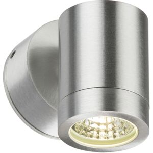 Knightsbridge Led Wall Light Brushed Chrome 230V IP65 4W Knightsbridge Led Wall Light Brushed Chrome 230V IP65 4W