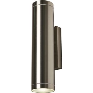 Litecraft - Albus Up & Down Wall Light Outdoor IP44 Fitting - Stainless Steel Litecraft - Albus Up & Down Wall Light Outdoor IP44 Fitting - Stainless Steel