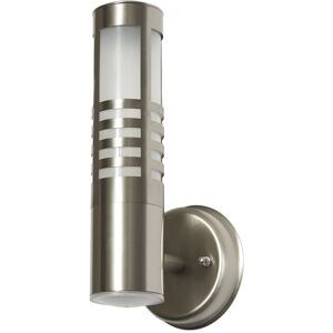 Litecraft - Colt Wall Light Outdoor Slatted IP44 Rated Garden Fitting - Stainless Steel Litecraft - Colt Wall Light Outdoor Slatted IP44 Rated Garden Fitting - Stainless Steel