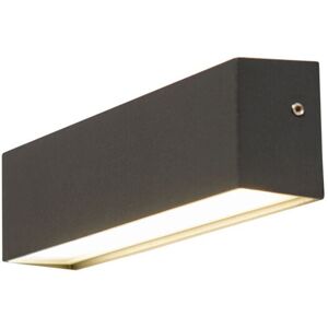 Litecraft Edgar Wall Light Linear Outdoor IP54 Rated 9W Integrated LED - Black Litecraft Edgar Wall Light Linear Outdoor IP54 Rated 9W Integrated LED - Black